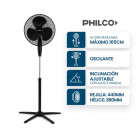 Ventilador De Pie Philco 16´´ 3 Aspas Negro