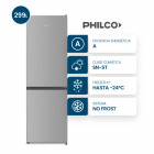 Heladera Combi Philco 299L No Frost Inox