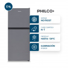 Heladera Top Mount Philco No Frost 174L Inox 