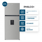 Heladera Top Mount Philco Inverter No Frost 377L Inox