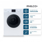 Secarropa Philco 7kg Blanco Secado Rápido