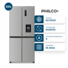 Heladera Philco Side by Side Cross Door Slim No Frost 385L Inox - PHSB470XD2