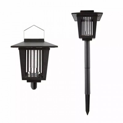 Lámpara Solar Mata Mosquitos Arrow Negra 2v Exterior