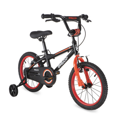 Bicicleta Infantil Rodado 16 Negra Philco