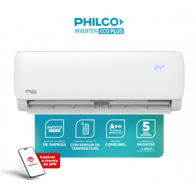 Aire Acondicionado Philco Inverter 8750W Frío Calor Wifi