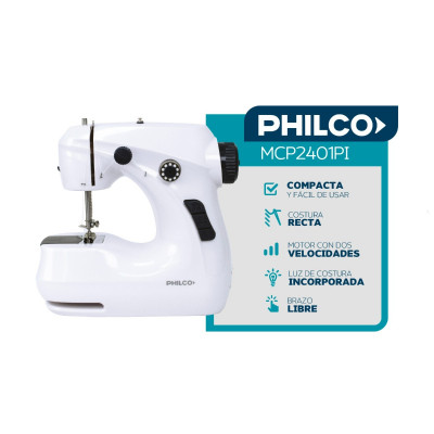 Máquina de Coser Portátil Mini Philco