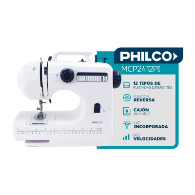 Máquina de Coser 12 Puntadas Philco