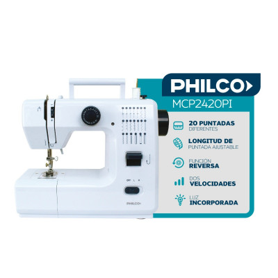 Máquina de Coser 20 Puntadas Philco