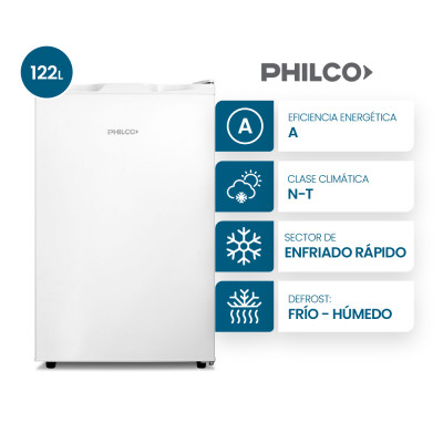 Heladera Bajo Mesada Philco 122L Blanca