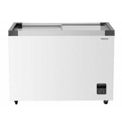 Freezer Exhibidor Horizontal Philco 303 Lts Blanco Con Ruedas 