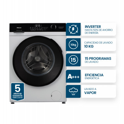 Lavarropas Inverter Carga Frontal Blanco 10Kg Philco