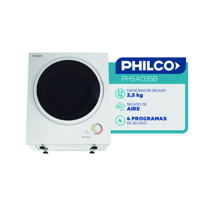 Secarropas por calor PHSA035B 2.5kg Philco