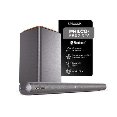 Barra de sonido Philco Predicta 180W Bluetooth
