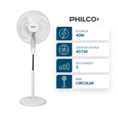 Ventilador de Pie 16'' 50W Philco