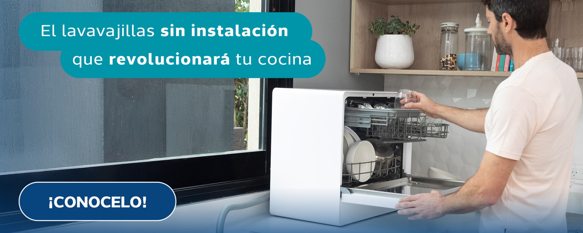 El lavavajillas sin instalación que revolucionará tu cocina
